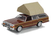 1979 Ford LTD Country Squire with Camp'otel Cartop Sleeper Tent - The Great Outdoors Series 2 -1/64 Greenlight - 38030 C