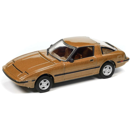 1981 Mazda RX7 GOLD - Johnny Lightning 1/64 - JLSP191 B