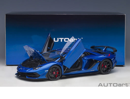 Lamborghini Aventador SVJ (Blu Nethuns) - Autoart - 79174 Passion Diecast