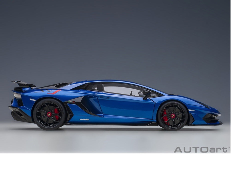 Lamborghini Aventador SVJ (Blu Nethuns) - Autoart - 79174 Passion Diecast