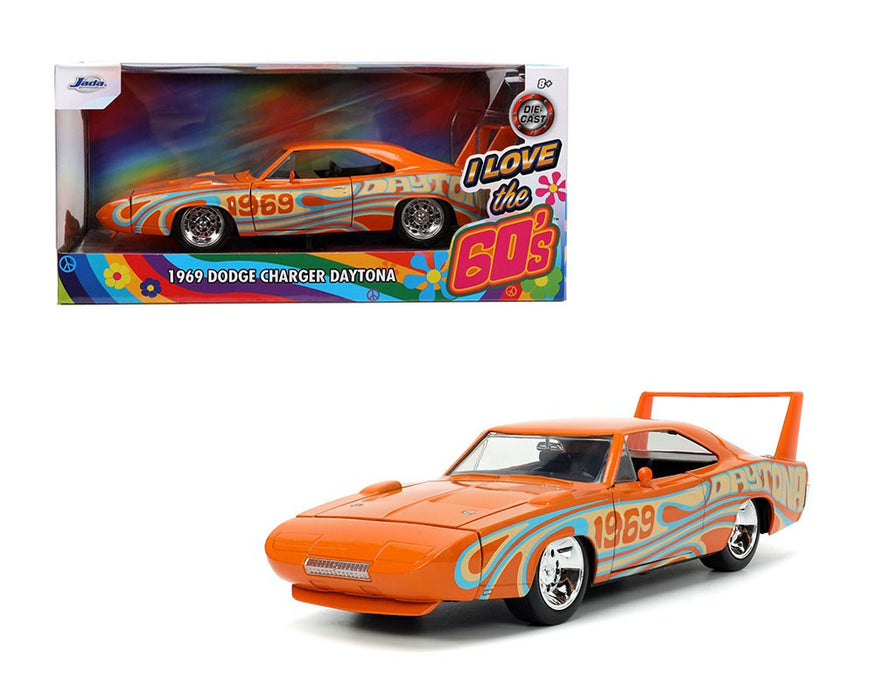 I Love the 1960’s – 1969 Dodge Charger Daytona (Orange - Jada - 1/24 - 31389