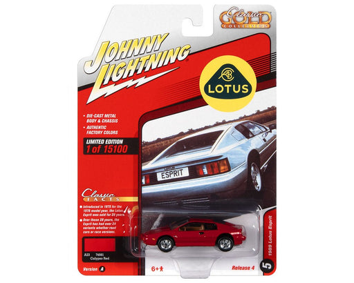 1989 Lotus Esprit Turbo Red - Johnny Lightning 1:64 - JLSP188 A Passion Diecast