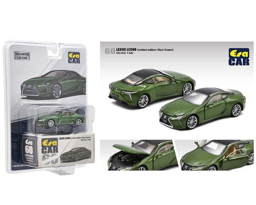 Mijo Exclusive - Lexus LC500 Nori Green Pearl - Limited 1,200 pcs - Era Car - 1/64 - USA Exclusives - LS21LCRN60