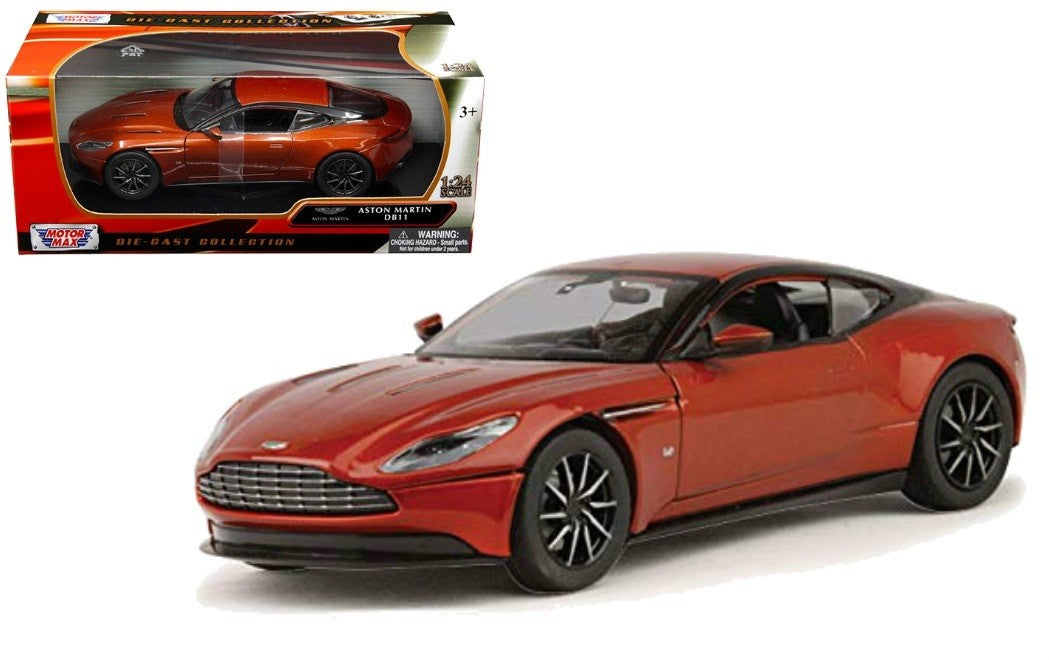 Aston Martin DB11 (Orange) - Motormax 1-24 - 79345 OR - Passion Diecast