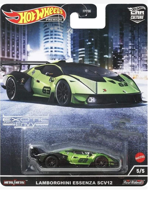 Hot Wheels - Car Culture - 1:64 - Exotic Envy - Assortment - Set Of 5 Cars - FPY86-957M -  Passion Diecast