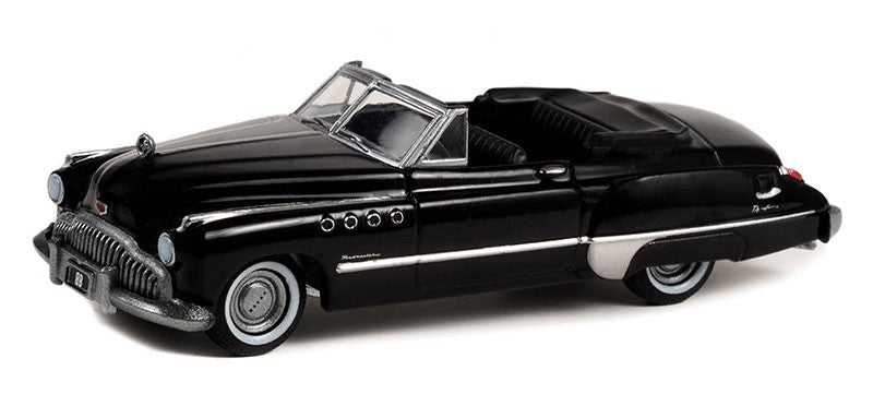 1949 Buick Roadmaster Convertible - Black Bandit Series 27 - 1/64 Greenlight - 28110 A