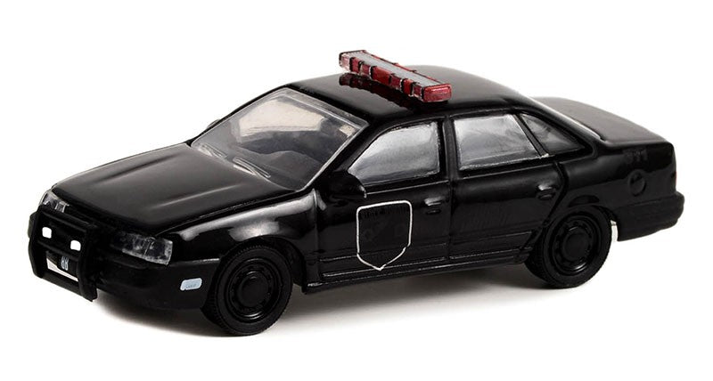 Black Bandit Police - 1988 Ford Taurus - Black Bandit Series 27 - 1/64 Greenlight - 28110 F
