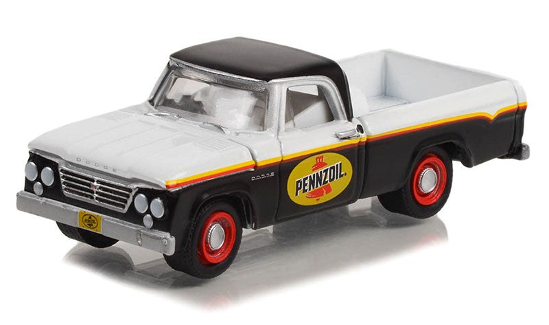 Pennzoil - 1964 Dodge D-100 with Toolbox - Blue Collar Collection Series 11 - 1/64 Greenlight - 35240 A