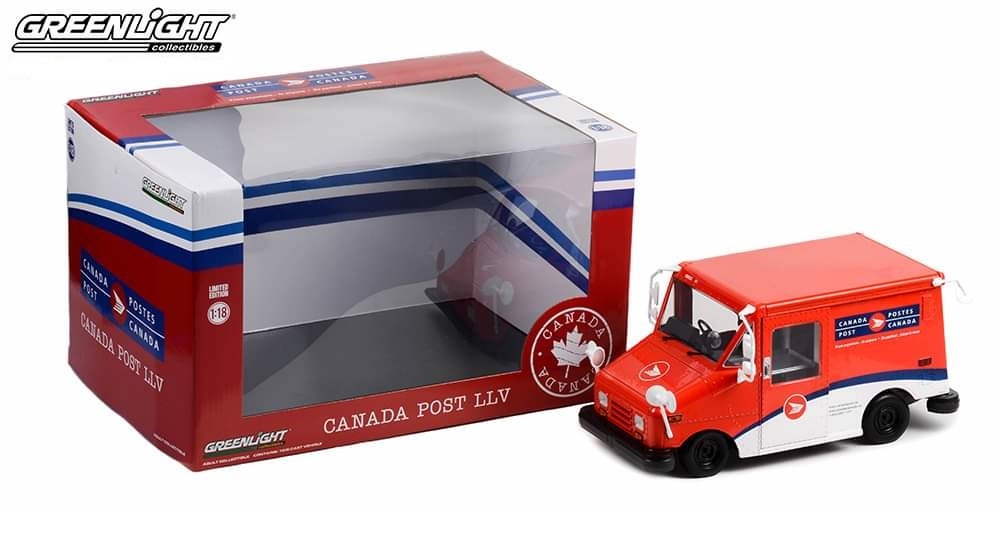 Canada Post - Long-Life Postal Delivery Vehicle (LLV)  - Greenlight 1/18 - 13571 - Passion Diecast 