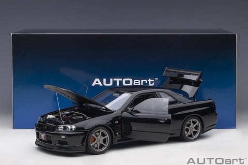 Nissan Skyline GT-R (R34) V-spec II (Black Pearl) - Autoart - 77407 Passion Diecast