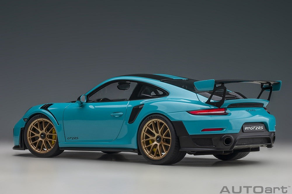 Porsche 911 (991.2) GT2 RS Weissach Package (Miami Blue) - Autoart - 78175 Passion Diecast