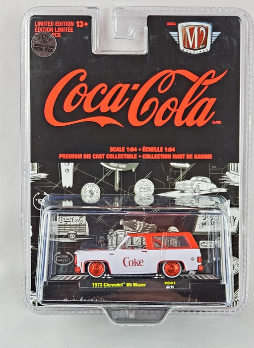 CHASE CAR Coca Cola 1973 Chevrolet K5 Blazer White- Hobby Exclusive - 1:64 - 51500-HS01GR