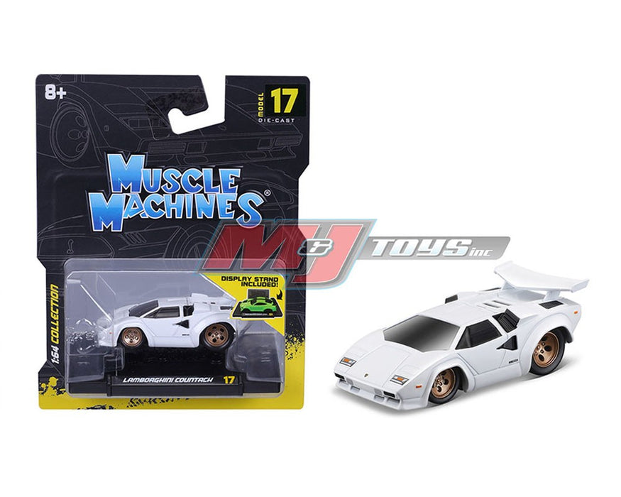 Lamborghini Countach - Maisto  Muscle Machines 1/64 - 15558 RD - Passion Diecast 