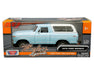 1978 Ford Bronco Custom (light blue with white hardtop) - Motormax 1/24 - 79373 BL