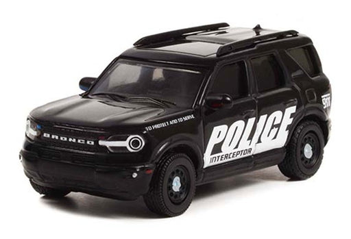 Police Interceptor Concept - 2021 Ford Bronco Sport - Hobby Exclusive - 1/64 Greenlight - 30339