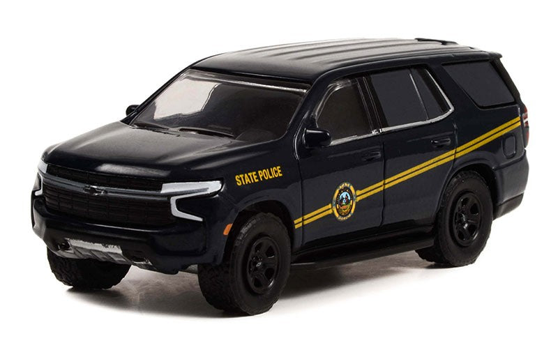 West Virginia State Police - 2021 Chevrolet Tahoe Police Pursuit Vehicle - Hobby Exclusive - 1/64 Greenlight - 30343