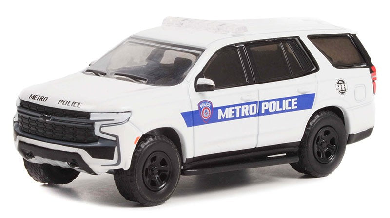 Houston, Texas METRO Police - 2021 Chevrolet Tahoe Police Pursuit Vehicle - Hot Pursuit Series 42 -1/64 Greenlight - 43000 F