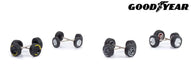 Goodyear Tires Wheel & Tire Pack  - Auto Body Shop series 6 - Greenlingt 1/64   - 16110 B