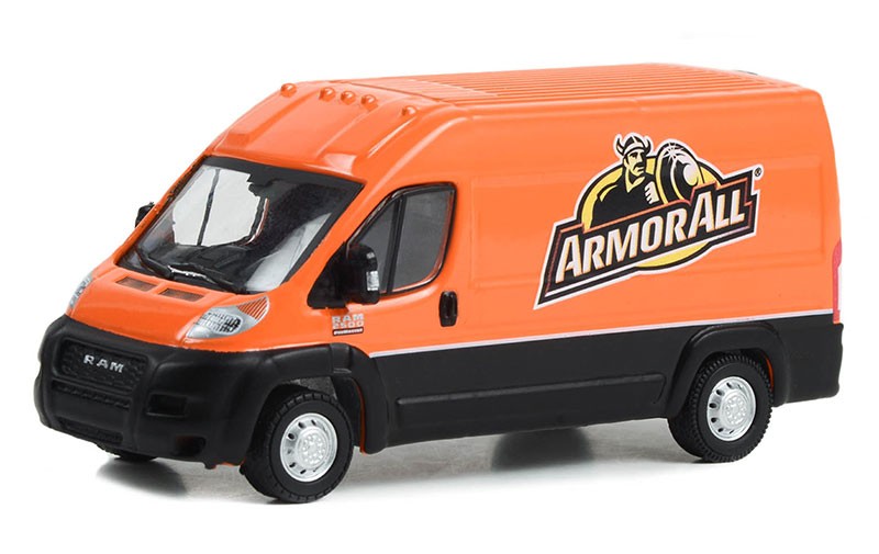 Armor All - Ram ProMaster 2500 Cargo 2020 - Route Runners Series 5 - 1/64 Greenlight - 53050 E Passion Diecast