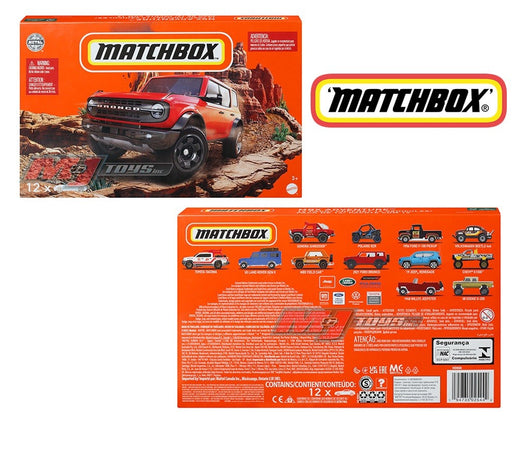 Matchbox 1:64 - MBX Adventure 2022 12 Pack - HDK60-9796 - Passion Diecast