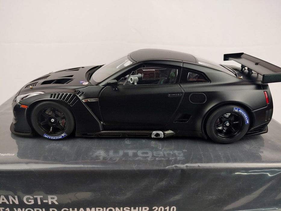 Nissan GT-R FIA GT1 World Championship 2010 Matt Black  - Autoart   1/18 -  81077  Used  Read