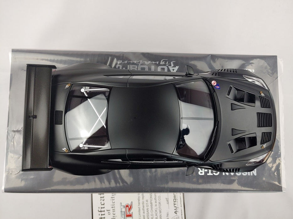 Nissan GT-R FIA GT1 World Championship 2010 Matt Black  - Autoart   1/18 -  81077  Used  Read