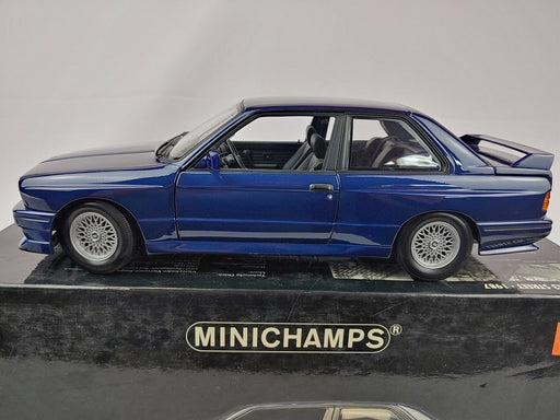 BMW M3 Street 1987  - Minichamps   1/18 -  180 020301    Used  Read
