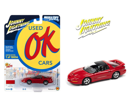 1997 Pontiac Firebird WS-6 in Red  - Johnny Lightning 1/64 - JLSP194 A -  Passion Diecast 