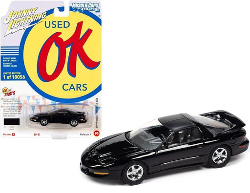 1997 Pontiac Firebird WS-6 in Black  - Johnny Lightning 1/64 - JLSP194 B -  Passion Diecast 