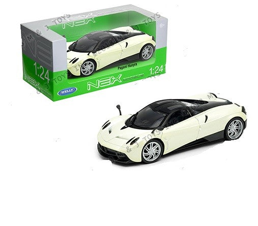 Pagani Huayra (Pearl White) - Welly 1/24 - 24088 PW - Passion Diecast