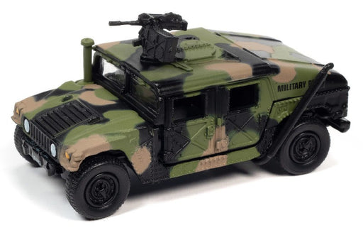 M1025 HMMWV Armament Carrier HUMVEE 4-CT Armored Fastback in Camo - Johnny Lightning 1/64 - JLSP198 A