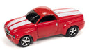 2005 Chevrolet SSR in Torch Red with White SS Stripes - Johnny Lightning 1/64 - JLSP279 B Passion Diecast