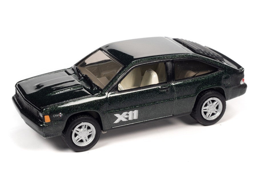 1981 Chevrolet Citation X-1 in Dark Green Metallic - Johnny Lightning 1/64 - JLSP280-A Passion Diecast