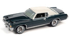 1971 Pontiac Grand Prix in Bluestone Gray Metallic - Johnny Lightning 1/64 - JLSP283 B Passion Diecast