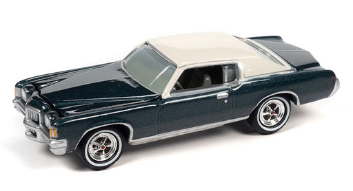 1971 Pontiac Grand Prix in Bluestone Gray Metallic - Johnny Lightning 1/64 - JLSP283 B Passion Diecast
