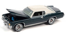 1971 Pontiac Grand Prix in Bluestone Gray Metallic - Johnny Lightning 1/64 - JLSP283 B Passion Diecast