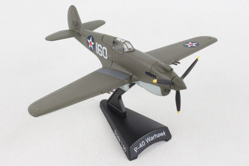 Curtiss P-40B Warhawk - USAAF 15th PG no. 160 George Welch, Wheeler Field Pearl Harbor, 7 Dec.1941 / POSTAGE STAMP 1:90 PS5354-2