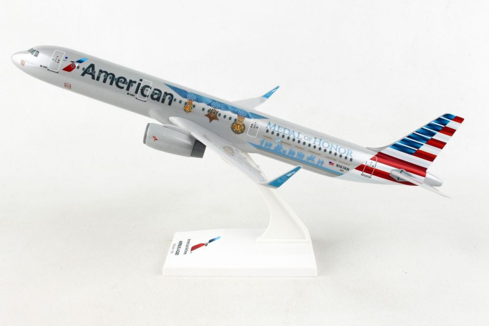 American Airbus A321 "Medal of Honor" / N167AN / Skymarks 1:150 SKR1114