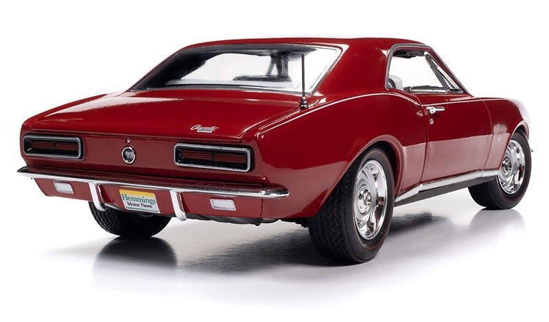 Hemmings - 1967 Chevrolet Camaro SS/RS in Bolero Red - Auto World / American Muscle 1/18 - AMM1288 - Passion Diecast 