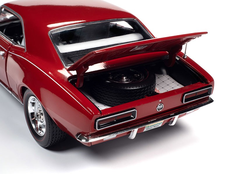 Hemmings - 1967 Chevrolet Camaro SS/RS in Bolero Red - Auto World / American Muscle 1/18 - AMM1288 - Passion Diecast 