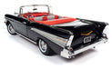 James Bond - 1957 Chevrolet Bel Air Convertible in Onyx Black - Auto World - 1/18 - AWSS134 - Passion Diecast 