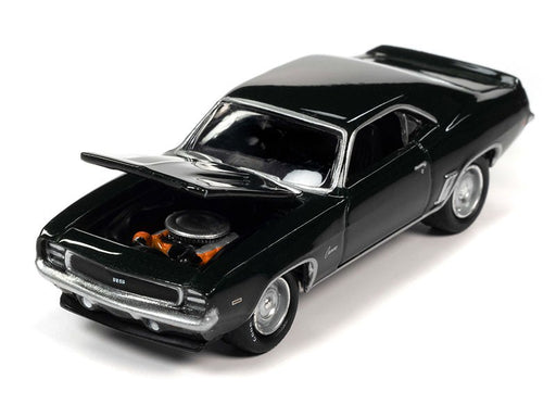 1969 Chevrolet COPO RS Camaro in Fathom Green Poly - Johnny Lightning 1/64 - JLSP292 B Passion Diecast