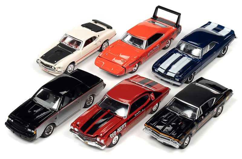 Racing Champions Mint - 2022 Release 1 , Set of 6 Cars - 1/64 - RC013 - Passion Diecast 