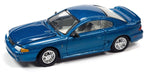 1997 Ford Mustang Cobra in  Moonlight Blue - Racing Champions - 1/64 - RCSP025 Passion DIecast