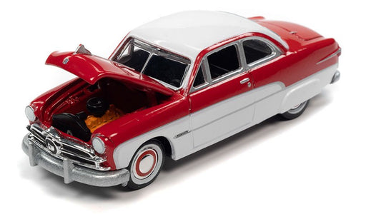 1950 Ford Coupe in Red and White - Racing Champions - 1/64 - RCSP024 Passion DIecast
