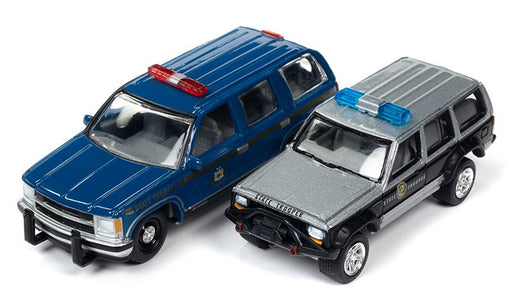 1997 Chevrolet Tahoe & Jeep Cherokee  American Heroes - Set of 2 - Johnny Lightning - 1:64 - JLSP277 B