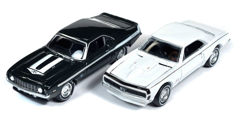 1969 Chevrolet Camaro & 1967 Chevrolet Camaro  YENKO - Set of 2 - Johnny Lightning - 1:64 - JLSP276 A -  Passion Diecast