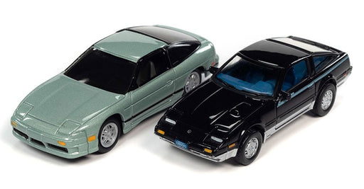 1990 Nissan 240SX & 1985 Nissan Fairlady 300ZX - Set of 2 - Johnny Lightning - 1:64 - JLSP286 B -  Passion Diecast