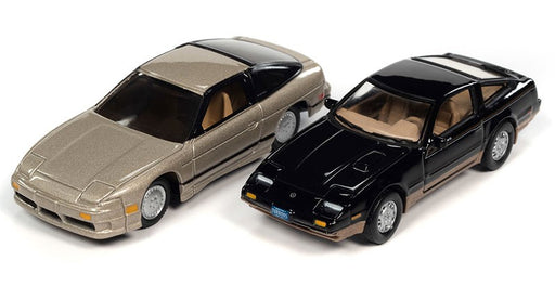1990 Nissan 240SX & 1985 Nissan Fairlady 300ZX - Set of 2 - Johnny Lightning - 1:64 - JLSP286 A -  Passion Diecast