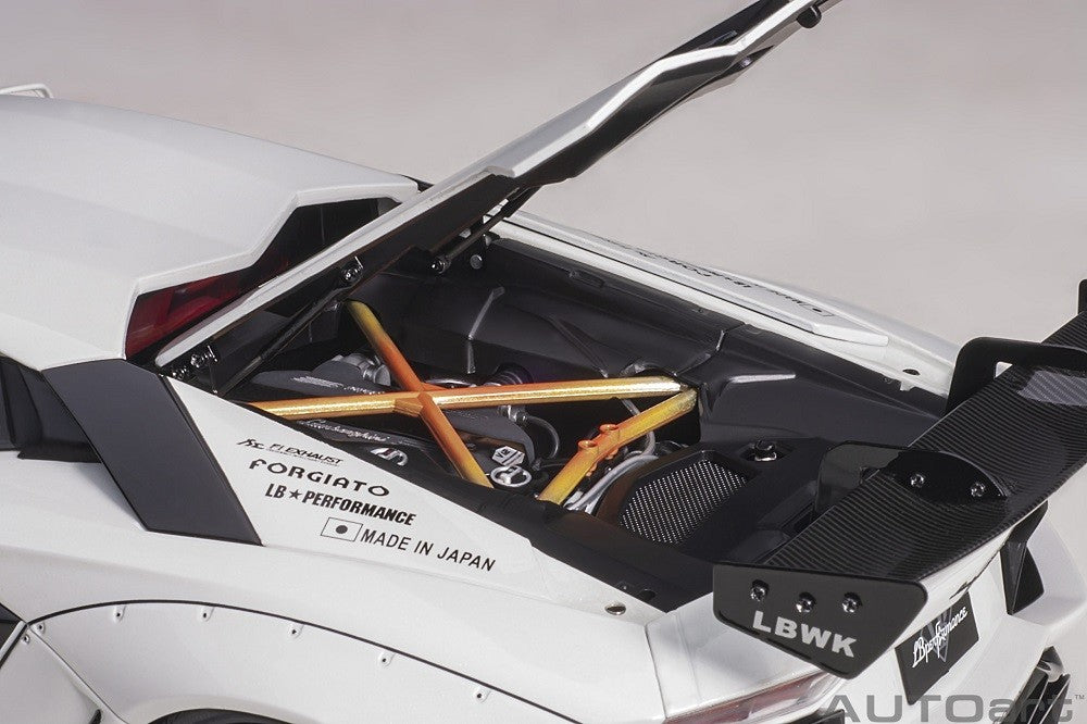 Liberty Walk LB-Works Lamborghini Aventador Limited Edition (Metallic White) - Autoart - 79241 Passion Diecast